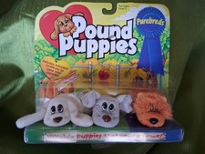 NIB Vintage GALOOB 1996 Pound Puppies Purebreds 3 Minis...CHOW CHOW  NEW IN BOX