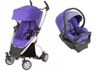 Quinny Zapp Xtra Folding Seat Stroller With Mico Max 30 Car Seat Purple Pace Quinny Zapp Xtra Folding Seat Stroller With Mico Max 30 Car Seat Purple Pace