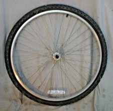 Joytech Front 26" MTB Wheel Silver 100/24mm 36S AV QR Singlewall Alloy Ships USA