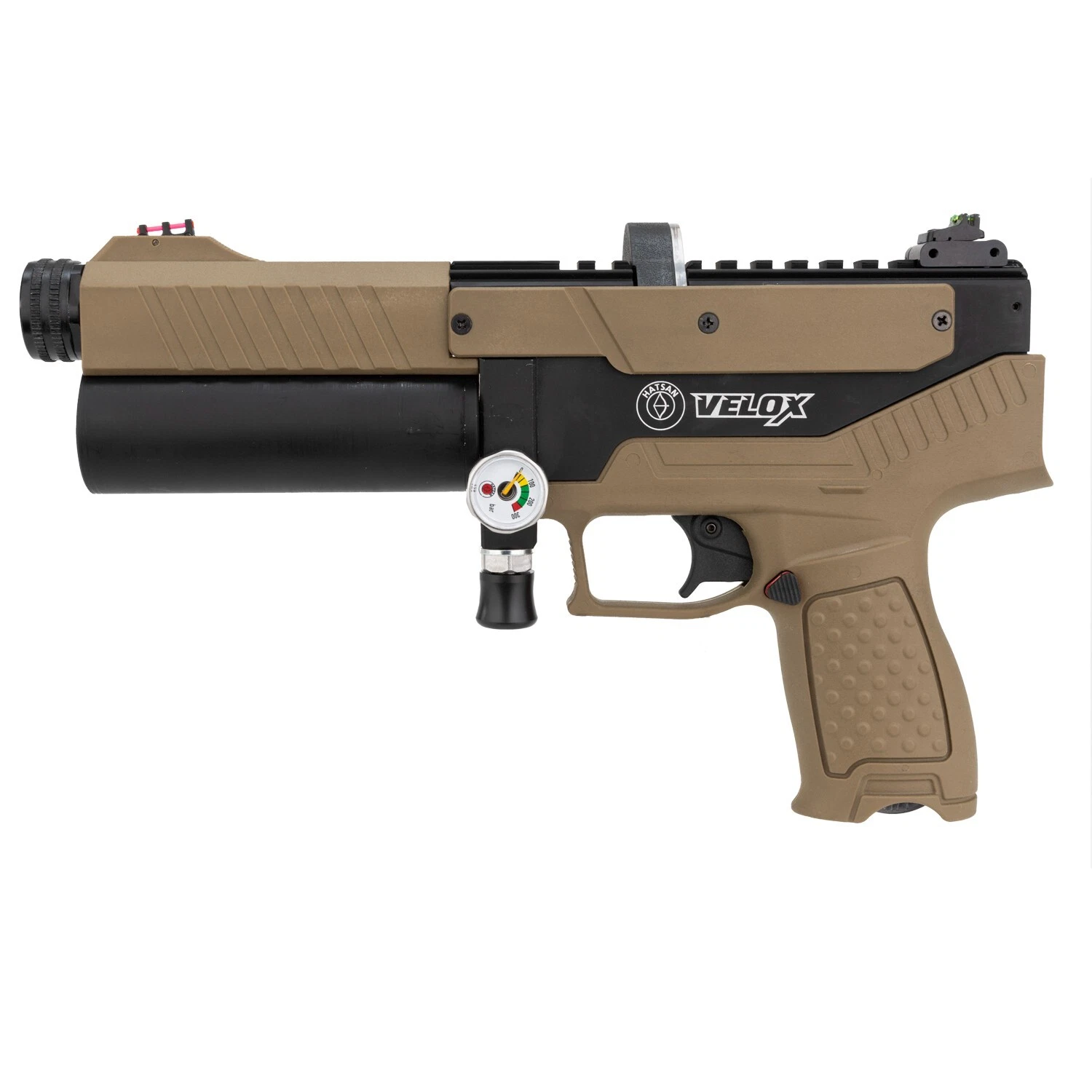 Hatsan Velox .25Cal Side Bolt PCP Air Pistol FDE w