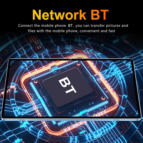 Black US Plug Tablet 6GB+128GB 10.1in 1960*1080 High-Clear Andr-oid13 4G Cal Set - Picture 4 of 7