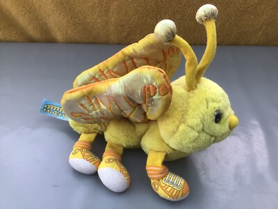 KLEINE MENGEN-A-LOTS-A-LEGGGGGS GELBER PLÜSCHKÄFER MIT LICHTERN UND SOUND