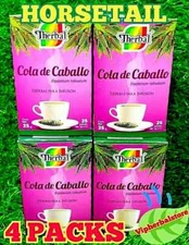 (4) TE COLA DE CABALLO ✅ Therbal HORSE TAIL TEA 100 Bags 1g. each Free Shipping