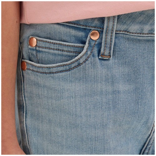 112361023 Wrangler X Lainey Wilson Girls Bell-Bottom Jean - Medium Wash NEW - Picture 6 of 22