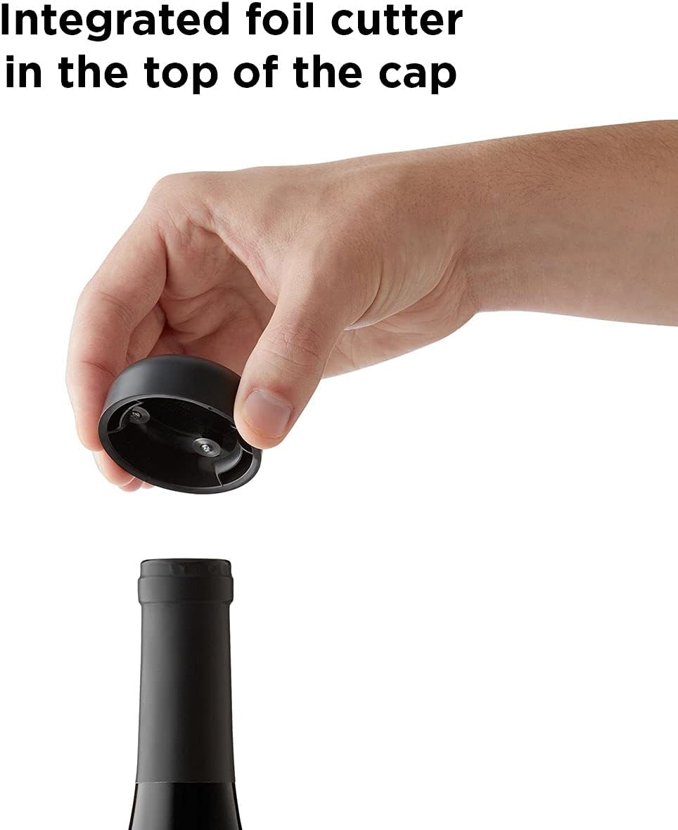 Rabbit Automatic Electric Corkscrew Wine Bottle Opener, One Size, Shiny