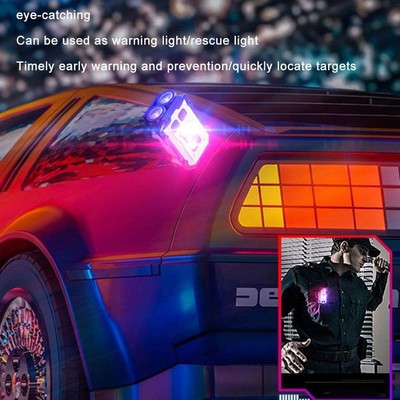 Multi-function Mini Keychain LED Flashlight USB Rechargeable Portable Hot D5X7