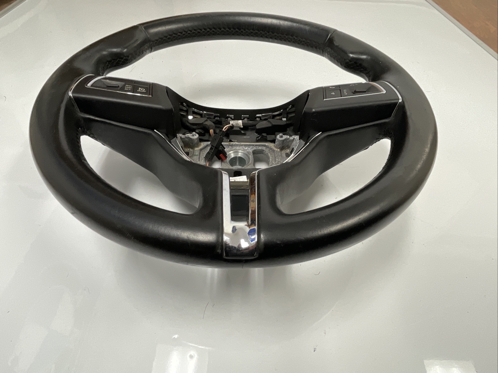 2016 Maserati Quattroporte M156 OEM Black Leather Steering Wheel 06700445060