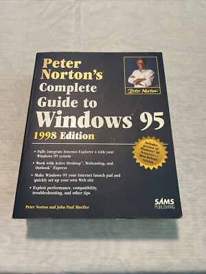 Peter Norton's Complete Guide to Windows 95, 1998 Edition Good Condition