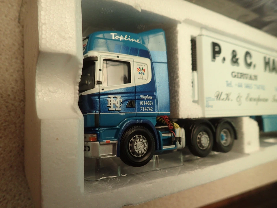 Corgi 1:50 CC12906 Scania Topline Fridge Trailer P&C Hamilton Undisplayed #3528 - Image 3 of 4
