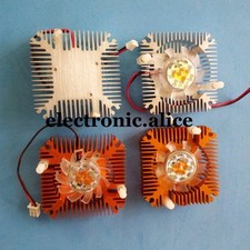 Aluminum Heatsink with fan for 5W/10W High Power LED light Cooling Cooler DC12V