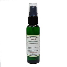 Organic Moroccan Argan Rosemary Hair  Facial Oil Skin Nail Face Moisturizer 2oz