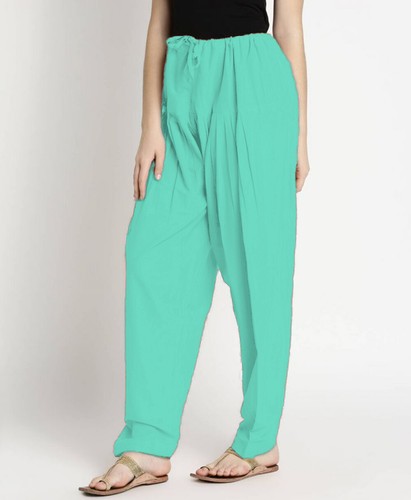 TURQUOISE Pure Cotton Salwar Patiala 