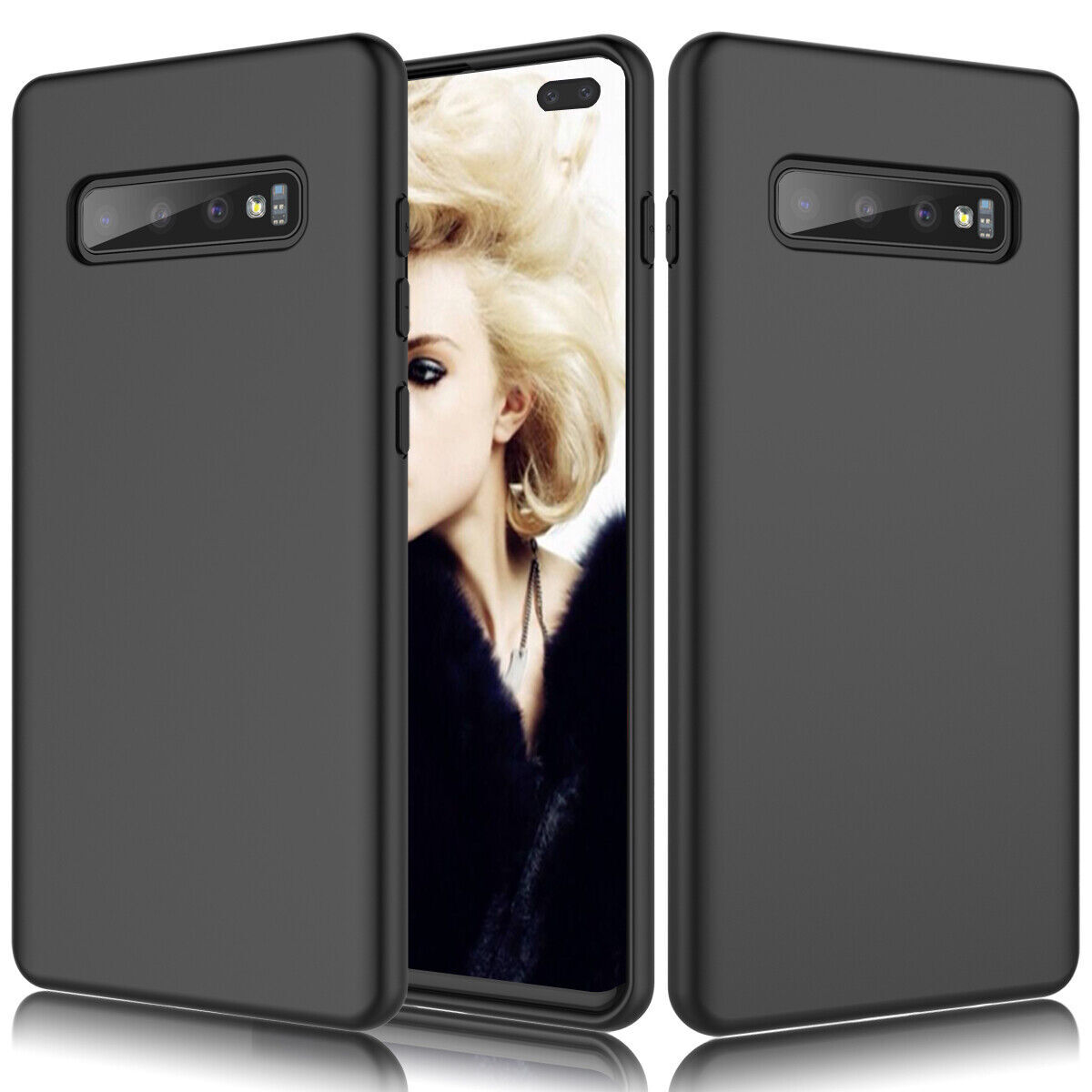 For Samsung Galaxy S10e/S10 Plus/S10 Liquid Silicone Phone Case Shockproof  Cover | eBay