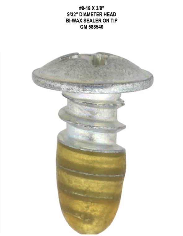 Parabrisas delantero trasero Ford Galaxie 1959-1974 revelan molduras clip tornillos de ajuste OEM Foto 3 de 4