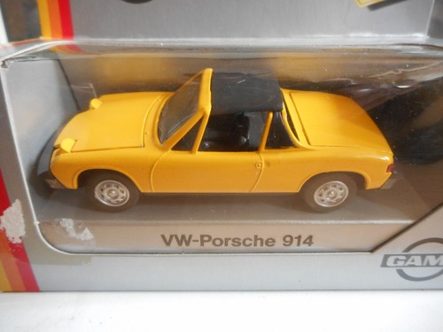 Gama VW-Porsche 914 in Yellow on 1:43 in Box - Imagen 2 de 2