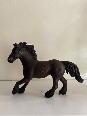 Schleich Friesian Mare Black Horse Running Collectible Figurine