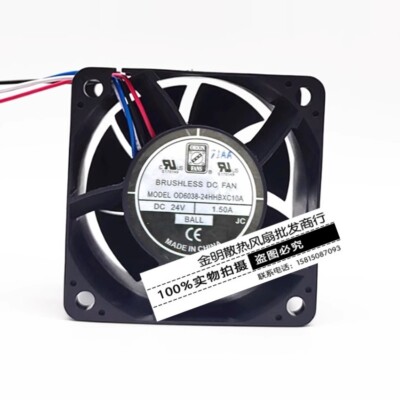 ORION OD6038-24HHBXC10A 24V 1.50A 6CM 4-Wire Violent High Airflow Cooling Fan