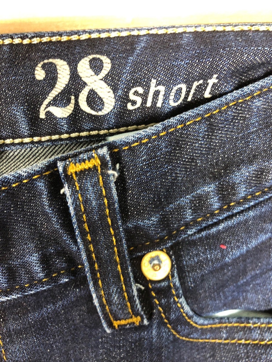 Jeans J.Crew Matchstick Stretch Dark Wash - Taille 28S (short) - Occasion Très Bon état - Coupe Droite