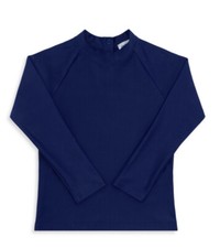 Minnow Swim navy blue long sleeve rashguard baby 1 sz 12 months