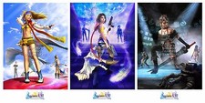 Final Fantasy X X-2 Yuna Rikku Paine PS5 PS2 PS3 PS4 POSTER MADE IN USA- FFXSET1