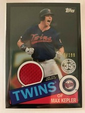 2020 Topps Series 1 Max Kepler 1985 Black Jersey Relic Card 72/199 Twins