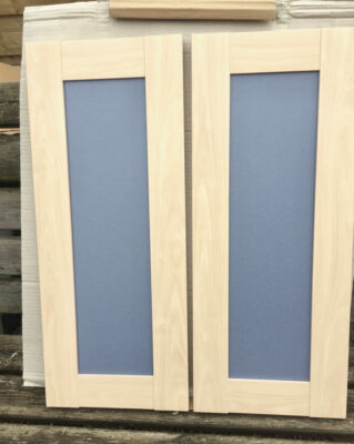 PAAR KÜCHENTÜREN BIRNE & BLAU VOLLE HÖHE 300 mm x 720 mm LAGER # SK157