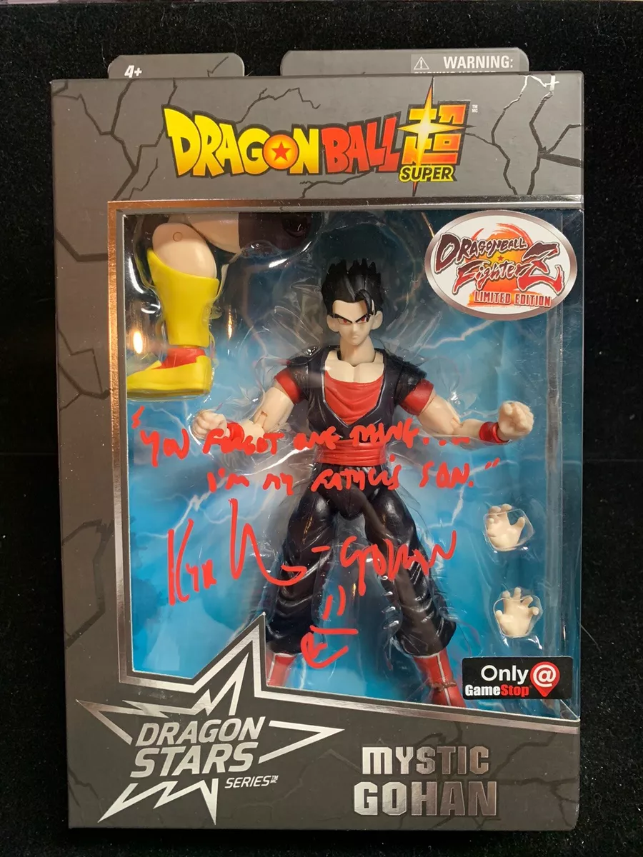 Kyle Hebert Signed Dragon Ball Z Mystic Gohan Figure Beckett Rare
