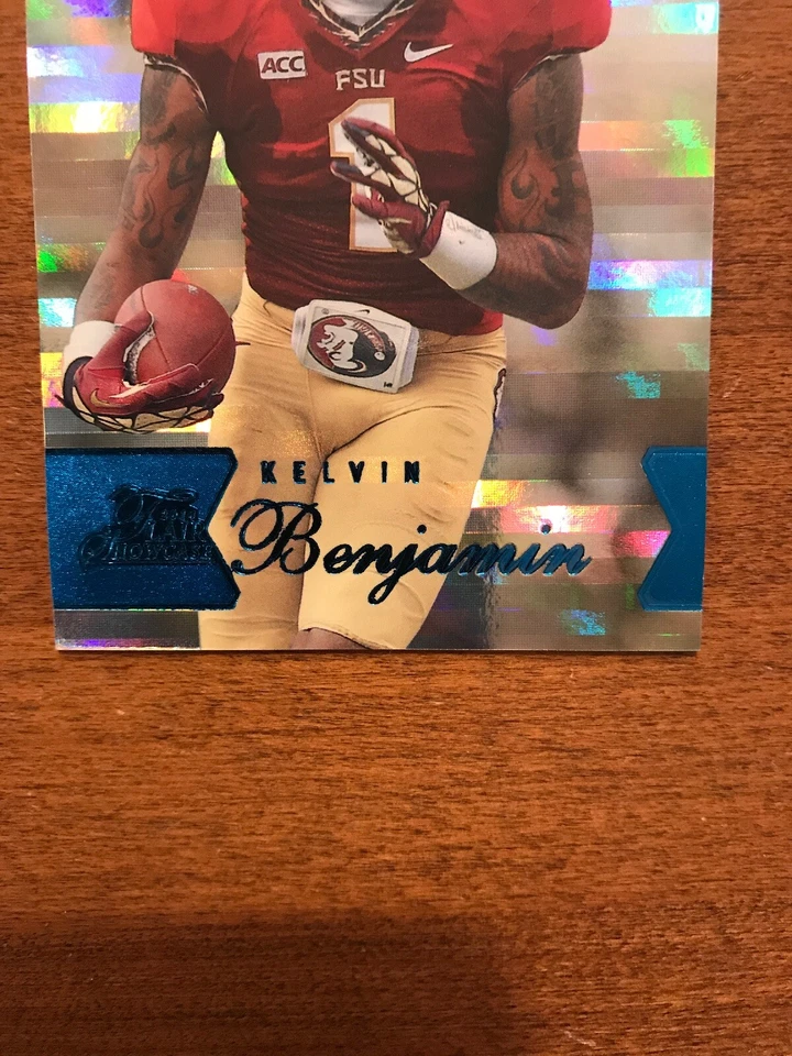 Kelvin Benjamin 2014 Flair Legacy Rookie #117 Row 1 Panthers Bills Chiefs /100 - Image 3 of 4