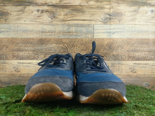 Scarpe da corsa uomo Reebok Classic nylon suola in gomma blu taglia 12 - Foto 4 di 8