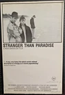 Stranger Than Paradise-Jim Jarmusch,Vintage Poster 86x101 cm.FREE INT.SHIPPING