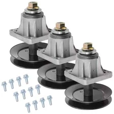 (3) 46" Mower Deck Spindles for Cub Cadet 618-04123B 918-04123B LT1022 LT1045 