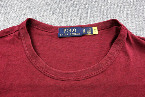 Polo Ralph Lauren T Shirt Large Tall Red Long Sleeve Spellout RL67 RL 67 Preppy - Picture 3 of 18