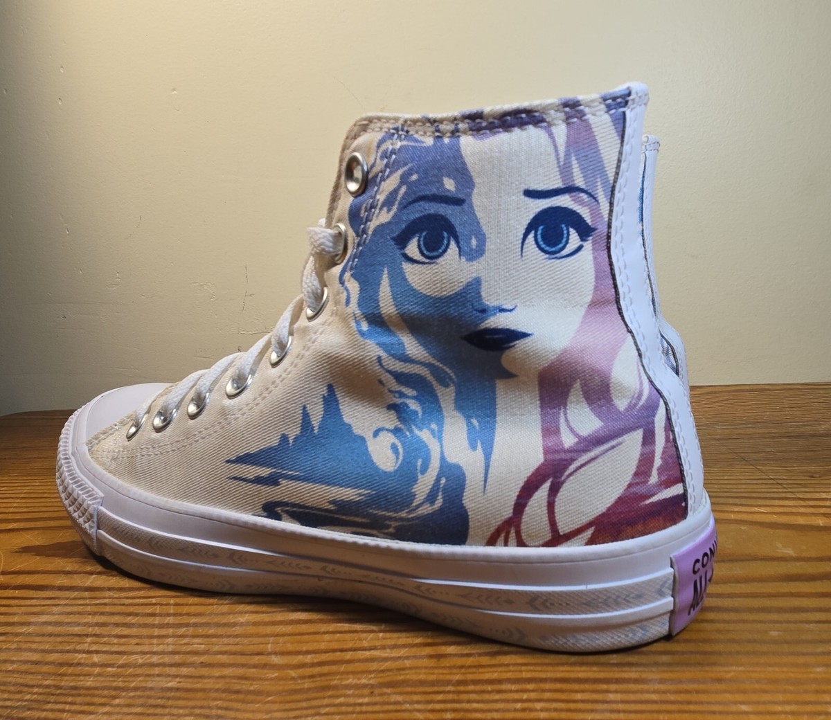 ❄️ Disney Frozen Converse ❄️White Elsa Anna CTAS Women
