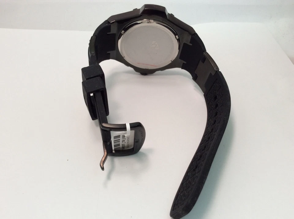 Aqua Master Jojo Jojino Rodeo Black Metal Black Rubber 55mm Diamond Watch W337 - Image 4 of 4