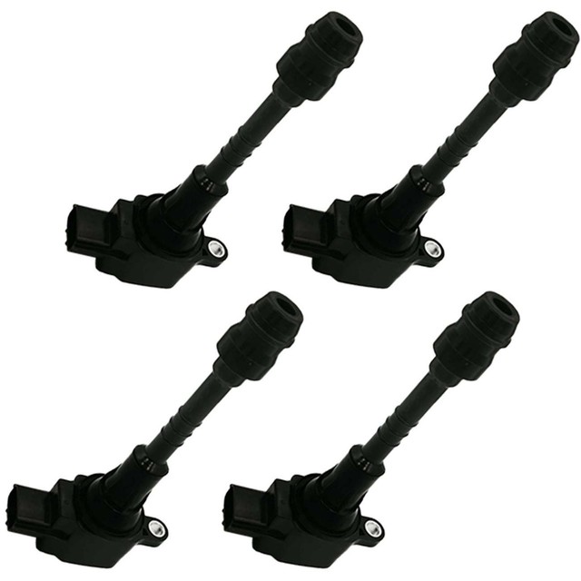 Set Of 4 Ignition Coils For 2002-2006 Nissan Sentra & Altima 1.8L - Direct Replacement