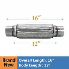 Exhaust pipe soft connection bellows muffler network 3" x 12" Length 16" RK7553