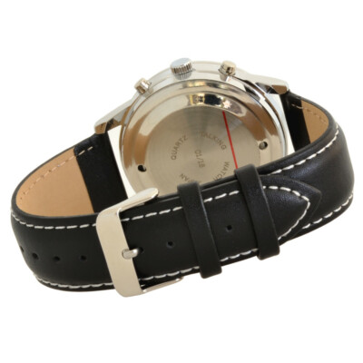 Sprechende Damen Quarz Armbanduhr mit Touch-Funktion Senso S-DL Leder  Armband