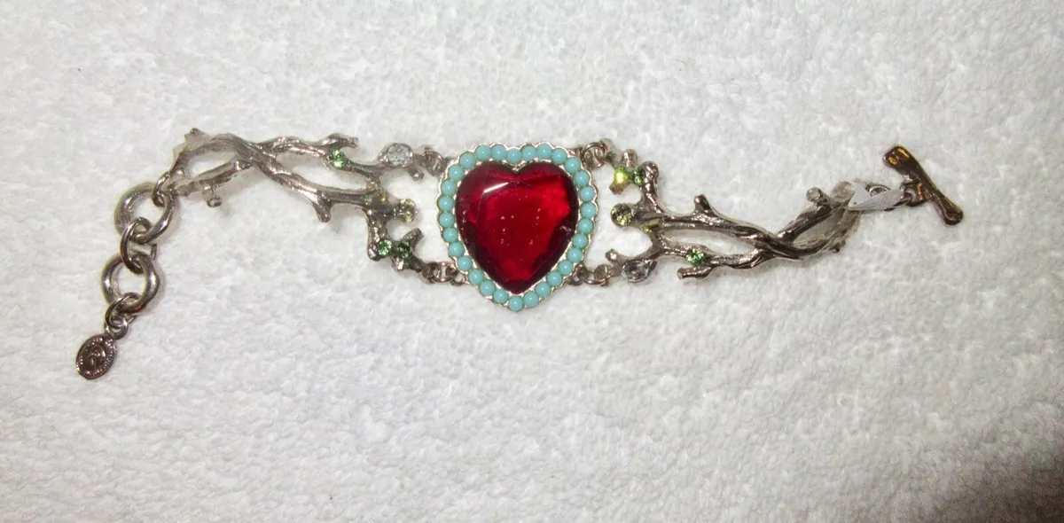 Crystal 2024 heart bracelet