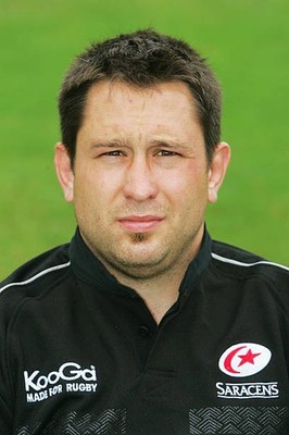 Kevin Yates pictured at the Saracens squad photocall at Bramley R- 2004 Photo