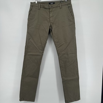 Mavi Jeans Mens 34x33 Johnny Chino Pants Slim Stretch Green