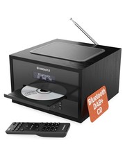 Radio DAB/DAB Bluetooth 5.0 Lettore CD Mini Impianto Stereo Hi Fi 40W con Casse