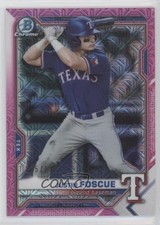 2021 Bowman Chrome Prospects Mega Box Pink Mojo Refractor Justin Foscue 09jp