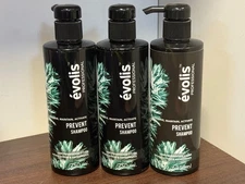 3ct 8.5oz Evolis Professional PREVENT Shampoo goji berry green tea pomegranate
