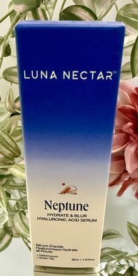 Luna Nectar Neptune Hydrate & Blur Hyaluronic Acid Serum 1.01 fl oz AUTHENTIC