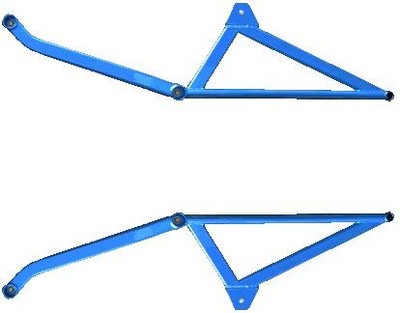 Cusco Power Brace Rear UnderSide for Subaru Impreza GDA-GDB Models