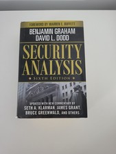 Security Analysis: Sixth Edition by  Benjamin Graham & David Dodd Hardcover