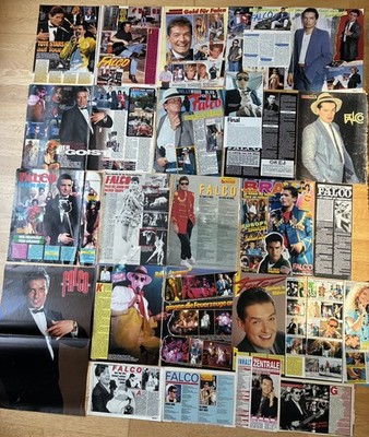 Falco Poster Artikel Clippings Sammlung