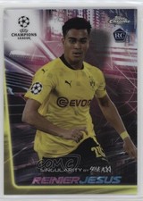 2020-21 Chrome X Steve Aoki UCL Singularity Neon Yellow 31/50 Reinier Jesus 7ez