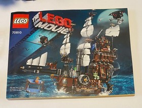 Lego 70810 The Lego Movie Metalbeard's Sea Cow Complete with Box Instructions