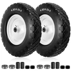 4.80/4.00-8 Flat Free Tire and Wheel- 16" Flat-Free Solid 4.80/4.00-8", white